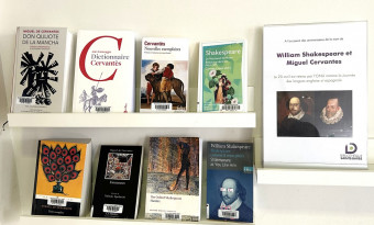 Sélection d'ouvrages de Cervantes et Shakespeare - BSB 2024