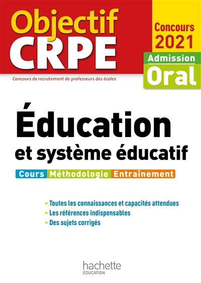 couv Education et systeme educatif