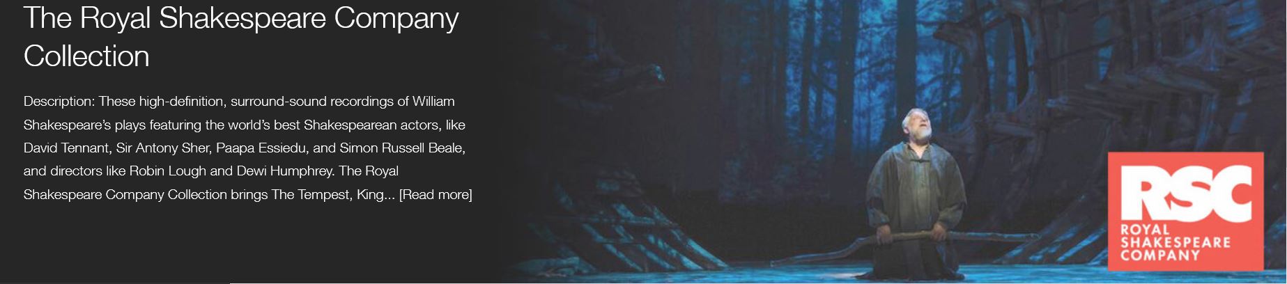 Royal Shakespeare collection 2