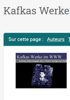 kafkas werke