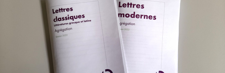 Bibliographies d'agrégation : Lettres classiques 2022 et Lettres modernes 2022  - BSB 2021