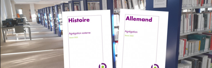 Bibliographies d'agrégation d'allemand et d'histoire 2023 - BSB 2022