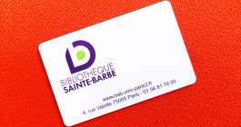 Carte de la bibliothèque Sainte-Barbe -  BSB 2023