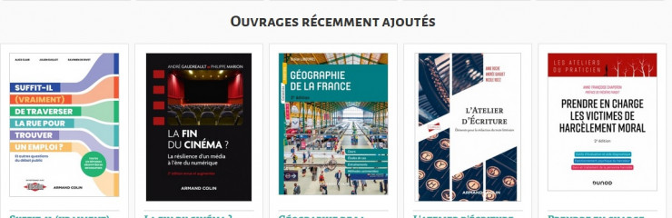 Publications récentes sur CAIRN, ressources numériques accessibles à distance - BSB 2023