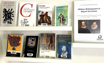 Sélection d'ouvrages de Cervantes et Shakespeare - BSB 2024