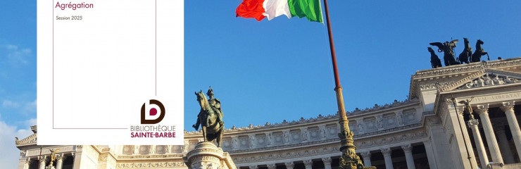Bibliographie pour l'agrégation d'italien 2025 - BSB 2024