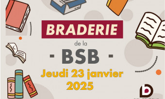 Braderie de la BSB jeudi 23 janvier 2025