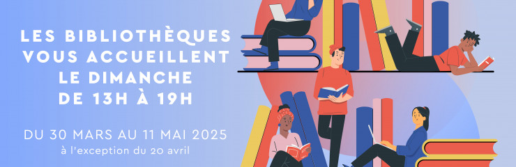 Ouverture 6 dimanches de 13h à 19h en mars, avril et mai 2025 - BSB 2025