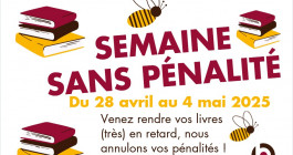 Semaine sans pénalité du lundi 28 avril au dimanche 4 mai inclus - BSB 2025