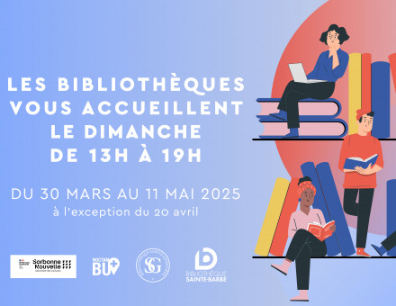 Ouverture 6 dimanches de 13h à 19h en mars, avril et mai 2025 - BSB 2025