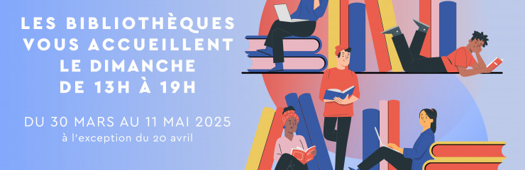 Ouverture 6 dimanches de 13h à 19h en mars, avril et mai 2025 - BSB 2025