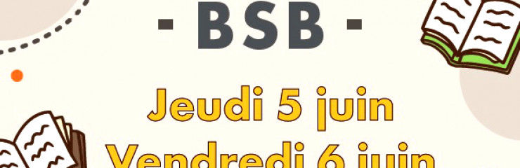 Grande braderie de la BSB jeudi 5 et vendredi 6 juin 2025