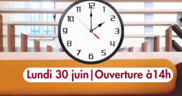 Ouverture à 14h lundi 30 juin - BSB 2025