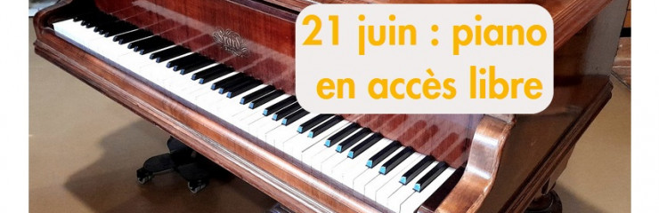 Piano de la BSB en accès libre samedi 21 juin - BSB 2025