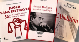 Sélection d'ouvrages à l'occasion de la panthéonisation de Robert Badinter - BSB 2025