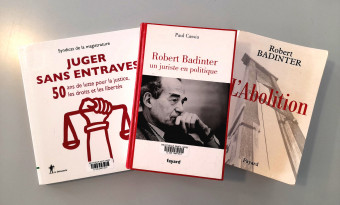 Sélection d'ouvrages à l'occasion de la panthéonisation de Robert Badinter - BSB 2025