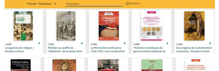 Nouveautés en histoire - BSB 2025