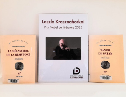 Oeuvres de László Krasznahorkai, Prix Nobel 2025 de littérature, disponibles à la BSB - BSB 2025
