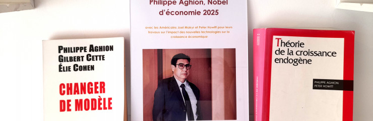 Ouvrages de Philippe Aghion, Prix Nobel 2025 d'économie, disponibles à la BSB - BSB 2025