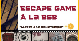 Escape Game à la BSB jeudi 11 décembre - BSB 2025