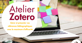Atelier Zotero Niveau 1 le 11 février - BSB 2026