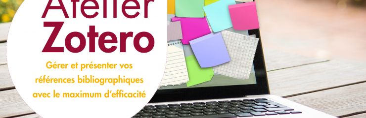 Atelier Zotero Niveau 1 le 11 février - BSB 2026