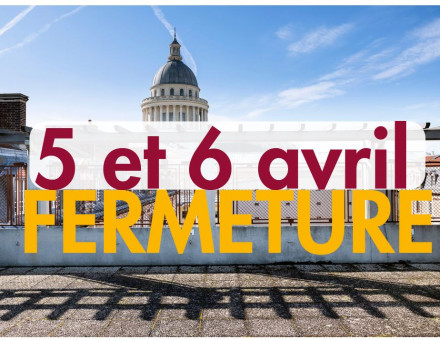 Fermeture dimanche 5 et lundi 6 avril 2026 -  BSB 2026