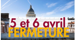Fermeture dimanche 5 et lundi 6 avril 2026 -  BSB 2026