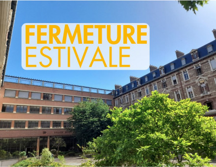 Fermeture estivale - BSB 2026