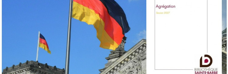 Bibliographie pour l'agrégation d'allemand 2027  - BSB 2026