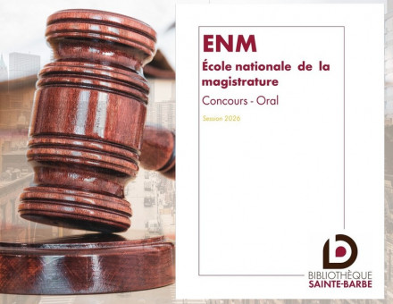 Bibliographie pour l'oral de l'ENM - BSB 2026