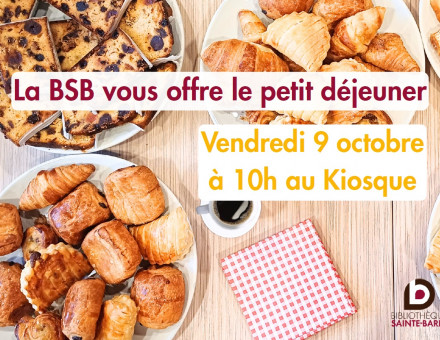 Petit déjeuner de la BSB vendredi 9 octobre - BSB 2026
