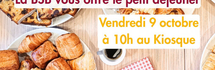 Petit déjeuner de la BSB vendredi 9 octobre - BSB 2026