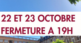 Fermeture à 19h les 22 et 23 | Fermeture le 24 - BSB 2026