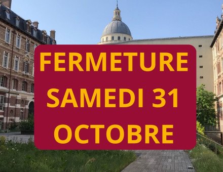 Fermeture samedi 31octobre - BSB 2026