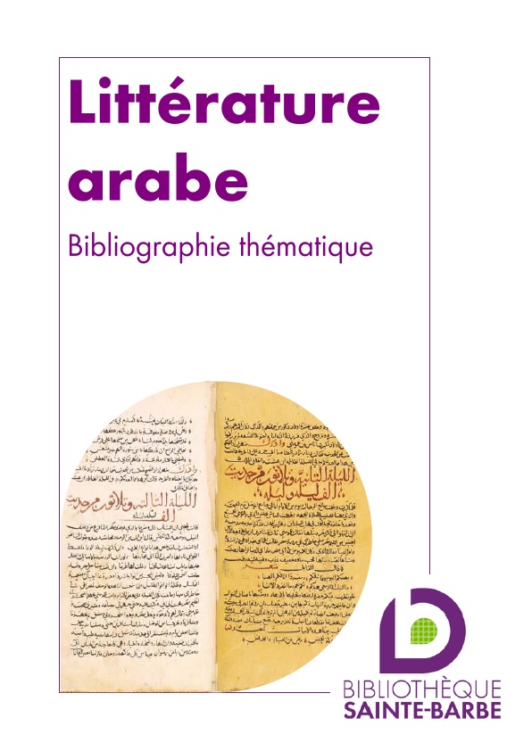 bibliographie Litterature arabe
