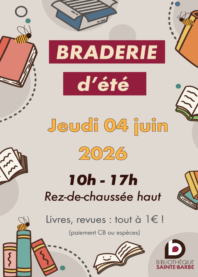 Braderie juin 2026 affiche
