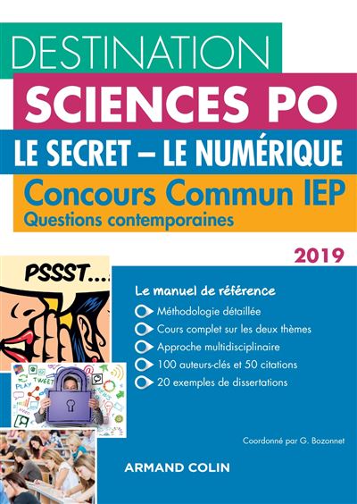 le secret le numerique Armand Colin