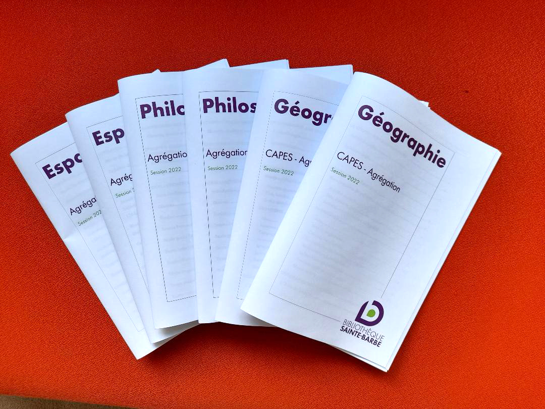 Bibliographies agregation 2022 BSB 2021