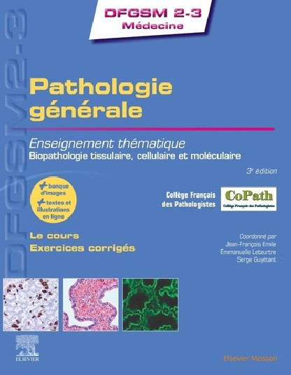 couverture pathologie generale 3e edition