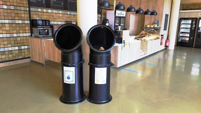 Poubelles tri Cafe du Kiosque BSB