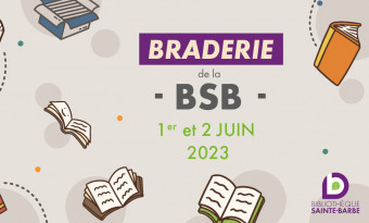 Visuel web braderie de la BSB - BSB 2023