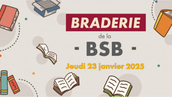 Visuel Braderie de la BSB - Janvier 2025